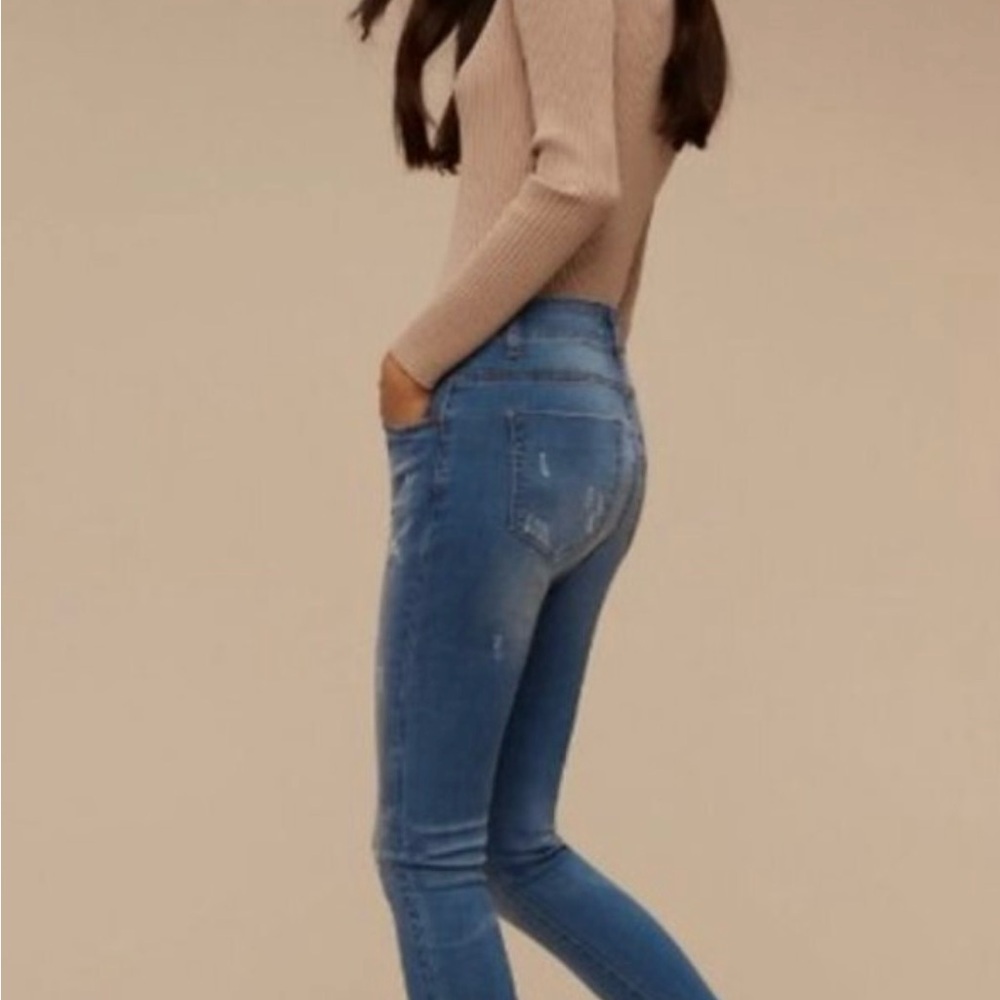 One Teaspoon | Desperados Americano Low Rise Skinny Jeans Denim sz 26 - Picture 5 of 10